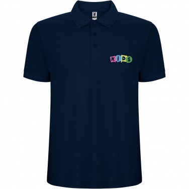Logo trade business gifts image of: Pegaso Premium short sleeve kids polo