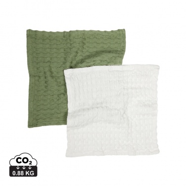 Logotrade promotional item image of: VINGA Cromer waffle dish cloth, 2 pcs