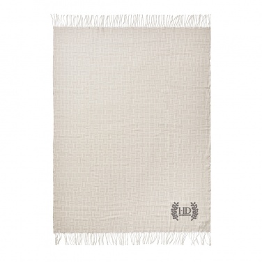 Logo trade promotional giveaways picture of: VINGA Lenox blanket