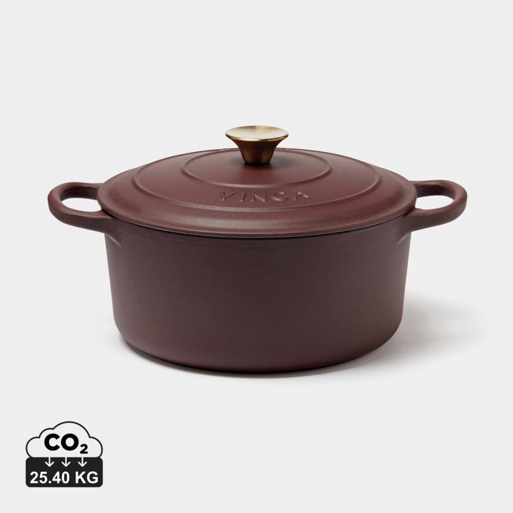 Logotrade promotional item image of: VINGA Monte enameled cast iron pot 5.5L
