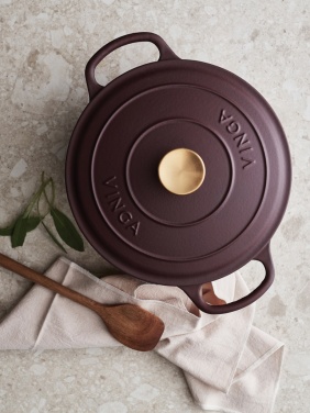 Logo trade promotional items picture of: VINGA Monte enameled cast iron pot 5.5L