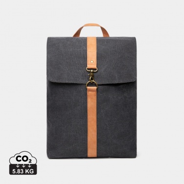 Logo trade advertising product photo of: VINGA Bosler backpack GRS recycled canvas