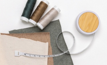 Logotrade promotional gift picture of: RCS recycled plastic & bamboo tailor tape