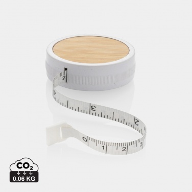 Logo trade promotional giveaway photo of: RCS recycled plastic & bamboo tailor tape