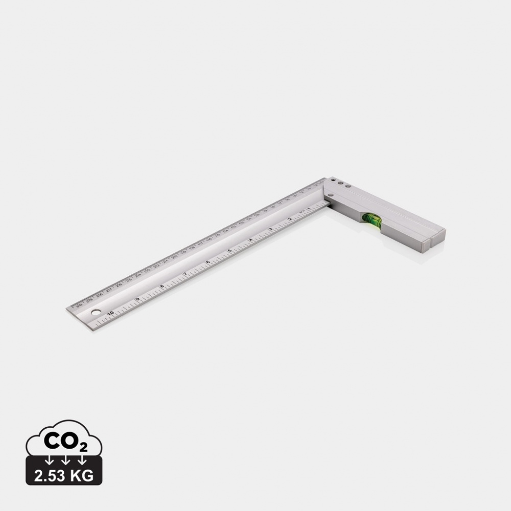 Logo trade promotional merchandise photo of: Ruler with level