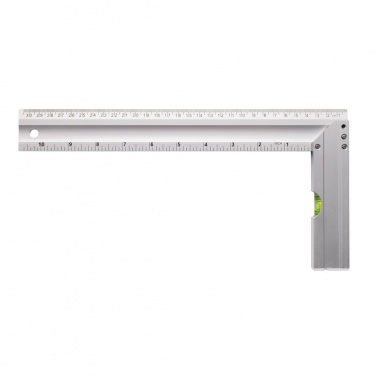 Logo trade advertising products image of: Ruler with level