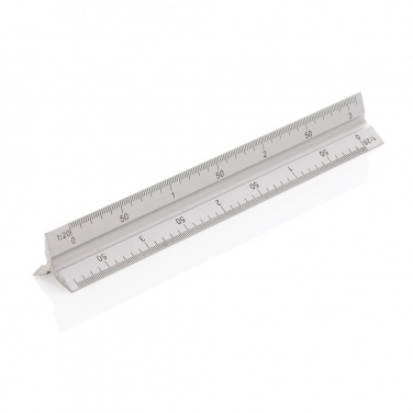 Logotrade corporate gift picture of: 15cm. Aluminum triangular ruler