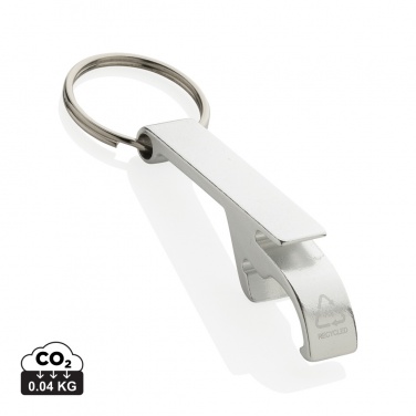 Logo trade business gift photo of: RCS recycled aluminum bottle and can opener