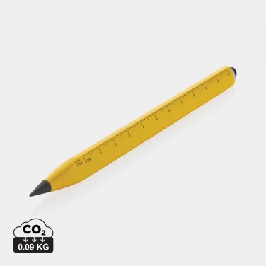 Logo trade promotional giveaways image of: Eon RCS recycled aluminum infinity multitasking pen
