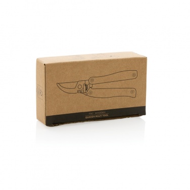 Logo trade promotional gifts image of: Wooden garden multi-tool