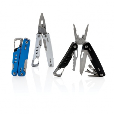 Logo trade promotional giveaways picture of: Solid multitool with carabiner