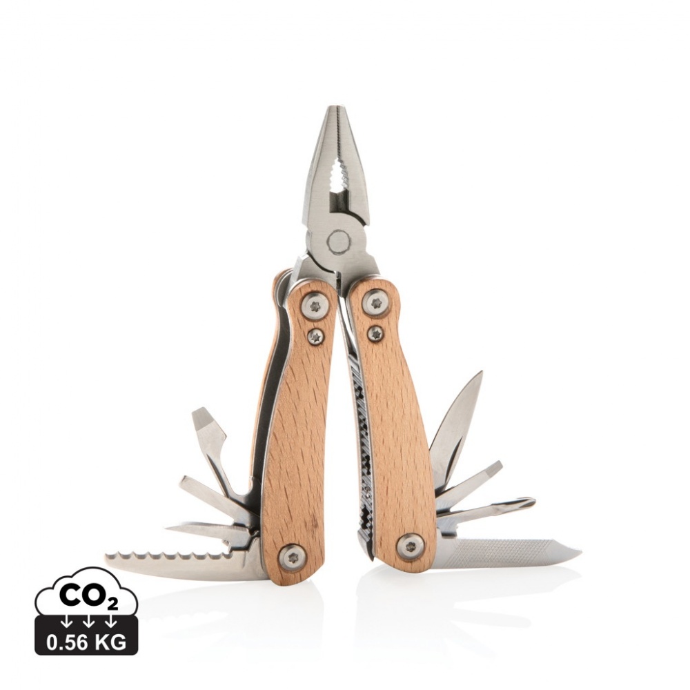 Logo trade promotional products image of: Wood multitool mini