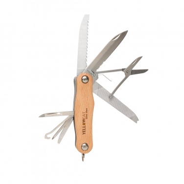 Logo trade promotional merchandise picture of: Wood pocket knife