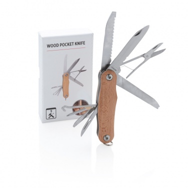 Logo trade corporate gift photo of: Wood pocket knife