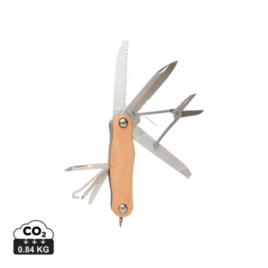 Logo trade corporate gifts image of: Wood pocket knife