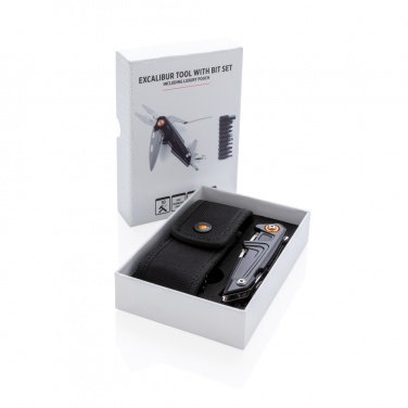 Logo trade promotional giveaways image of: Excalibur tool with bit set