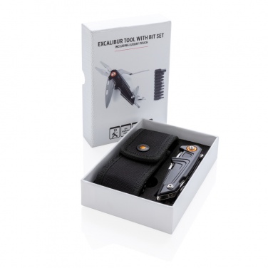 Logo trade promotional merchandise image of: Excalibur tool with bit set