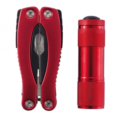 Logo trade promotional merchandise picture of: Multitool and torch set