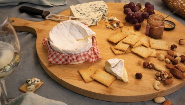 Logo trade promotional giveaways picture of: Ukiyo bamboo round serving board