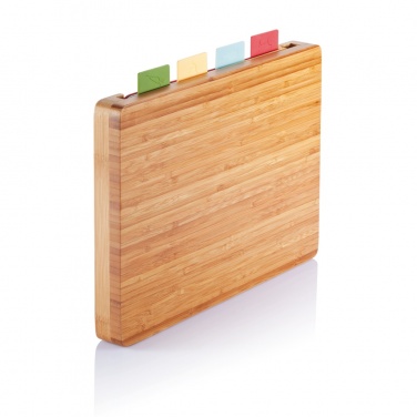 Logo trade advertising products image of: Cutting board with 4pcs hygienic boards