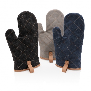 Logotrade promotional gift image of: Deluxe canvas oven mitt