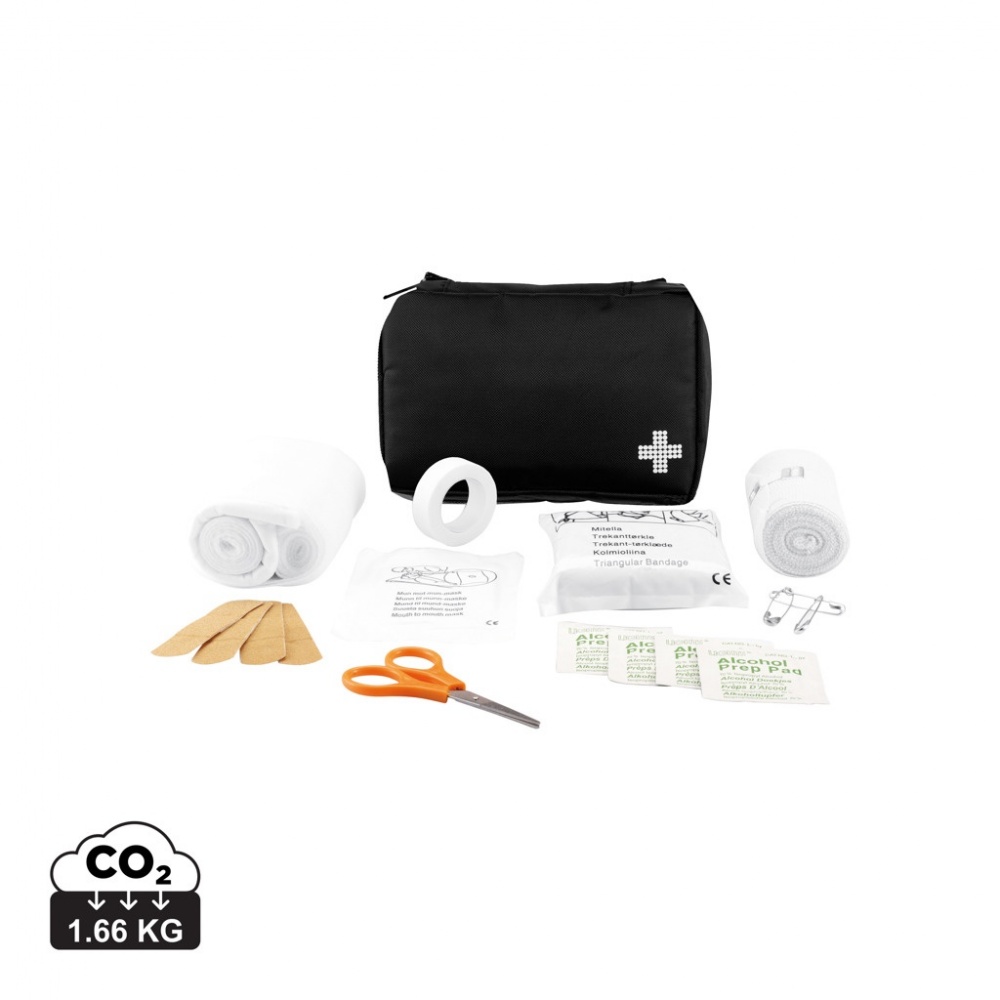 Logo trade advertising products image of: Mail size first aid kit