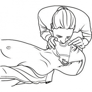 Logotrade promotional merchandise image of: Keychain CPR mask