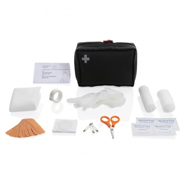 Logotrade promotional items photo of: RCS recycled nubuck PU pouch  first aid set