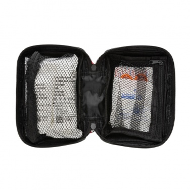 Logotrade business gifts photo of: RCS recycled nubuck PU pouch  first aid set