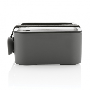 Logotrade business gifts photo of: GRS recycled PP lunch box with spork