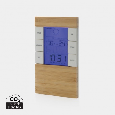 Logo trade promotional merchandise photo of: Utah RCS rplastic and bamboo weather station