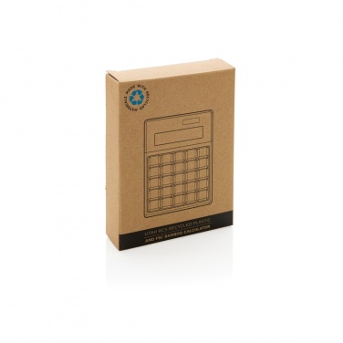 Logotrade promotional gifts photo of: Utah RCS recycled plastic and  bamboo calculator