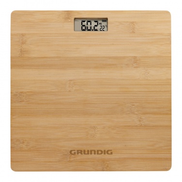 Logotrade advertising product picture of: Grundig Bamboo Digital Body Scale