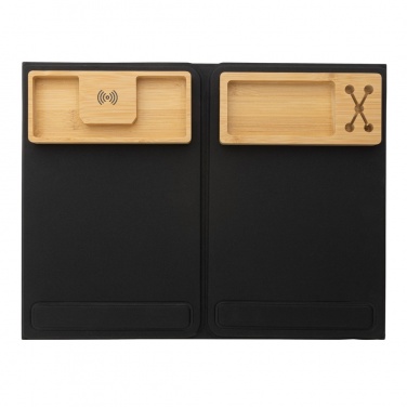 Logotrade promotional giveaway image of: Impact AWARE RPET Foldable desk organizer with laptop stand