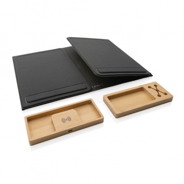 Logo trade promotional merchandise picture of: Impact AWARE RPET Foldable desk organizer with laptop stand