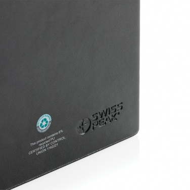 Logo trade corporate gifts image of: Swiss Peak RCS recycled PU Desk organiser