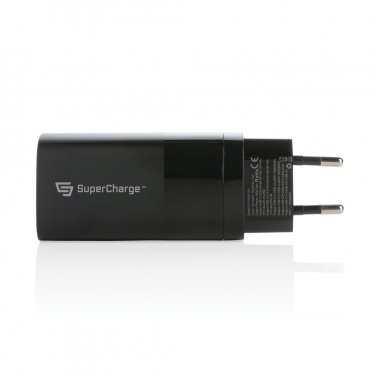 Logotrade business gift image of: Philips 65W ultra fast PD 3-port USB wall charger