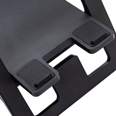 Logo trade promotional merchandise photo of: SnapStand RCS recycled plastic foldable phone stand