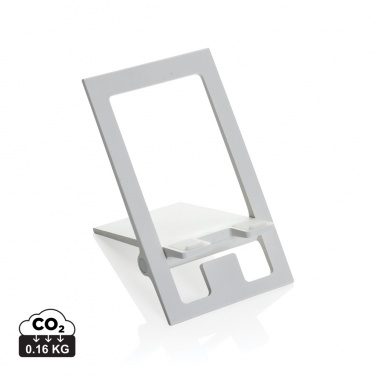 Logo trade promotional giveaways image of: SnapStand RCS recycled plastic foldable phone stand