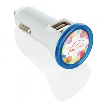 Logotrade business gifts photo of: Powerful dual port car charger