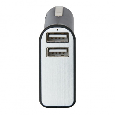 Logo trade advertising product photo of: Dual port car charger with belt cutter and hammer