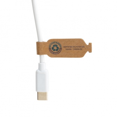 Logo trade advertising product photo of: RCS recycled plastic Ontario 6-in-1 round cable