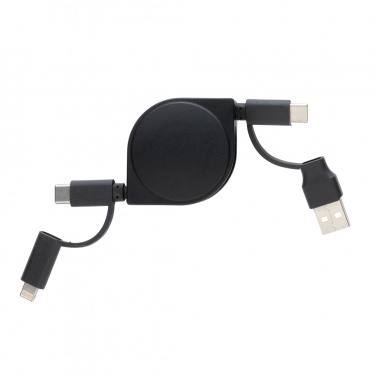Logotrade promotional giveaways photo of: RCS standard recycled plastic and TPE 6-in-1 cable