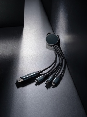 Logo trade promotional items picture of: Terra RCS recycled aluminium 6-in-1 charging cable