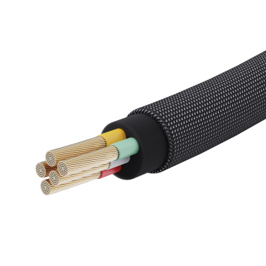 Logo trade promotional gifts image of: Urban Vitamin Stockton 65W RCS RTPE/RPET magnetic cable