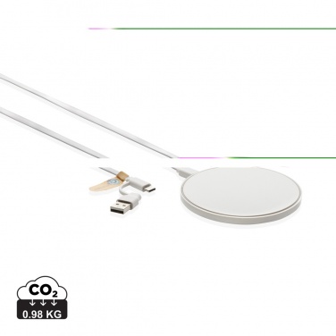 Logotrade promotional merchandise image of: RCS standard recycled plastic 10W wireless charger
