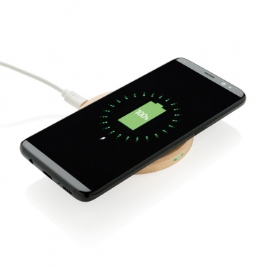 Logo trade business gifts image of: 5W wood wireless charger
