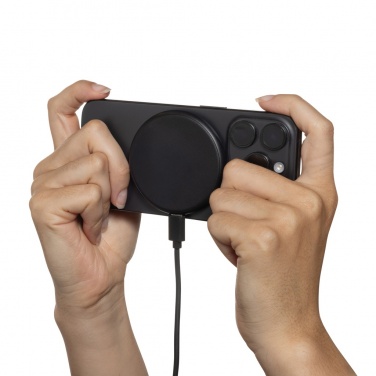 Logotrade promotional gift image of: Magnapad 15W RCS rplastic magnetic 3 in 1 charging pad