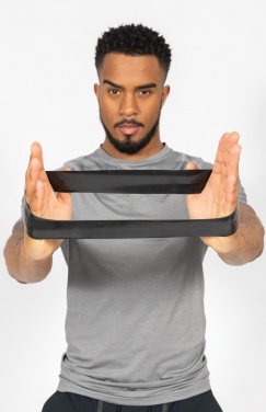 Logo trade promotional giveaways picture of: 4pc elastic fitness bands in pouch