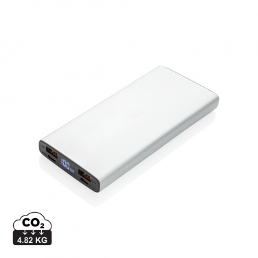 Logo trade advertising product photo of: Aluminium 18W 10.000 mAh PD Powerbank